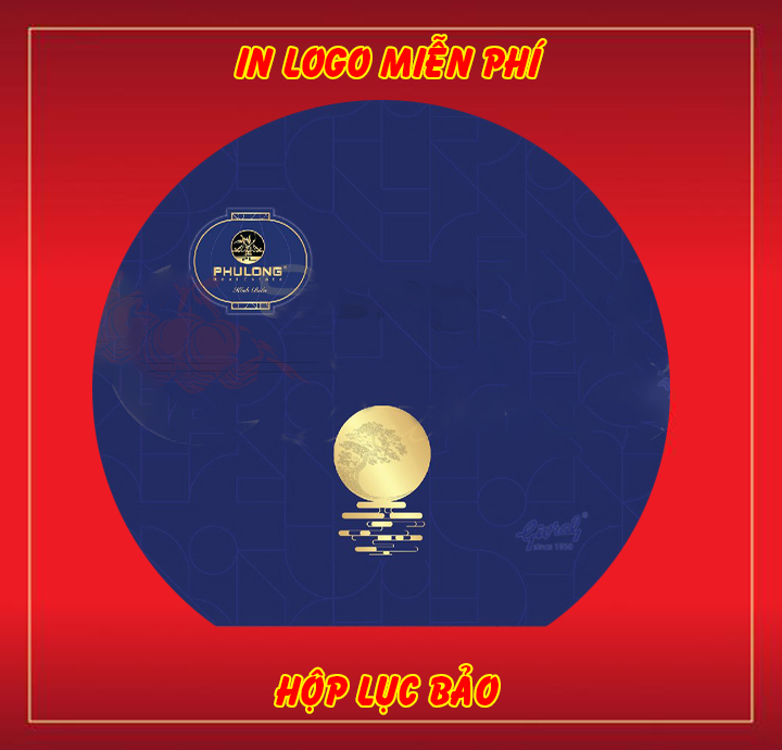HỘP 6 BÁNH TRUNG THU GIVRAL IN LOGO MIỄN PHÍ